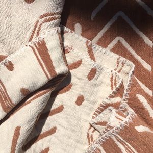 Chenille throw blanket